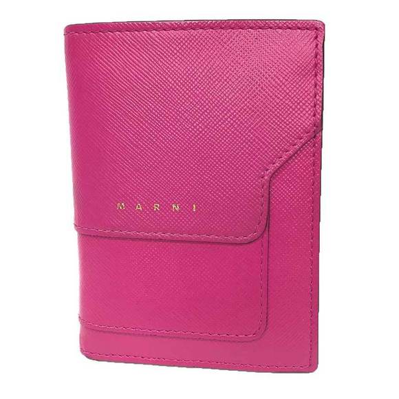 MARNI Marni Fold Wallet Bifold PFMOQ14U07 LV520 Z046M Pink aq9186 - Picture 1 of 3